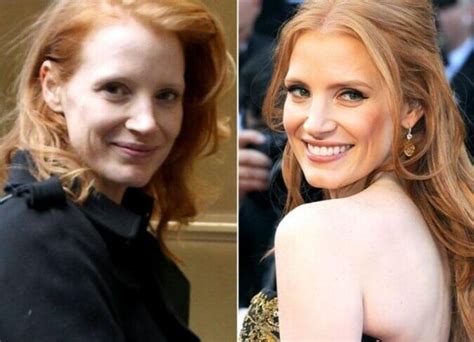 Jessica Chastain, Before and After